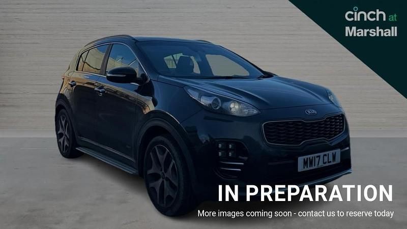 Black Used 2017 Kia Sportage GT-Line SUV | £10,452 (Good price) - Image 1/4