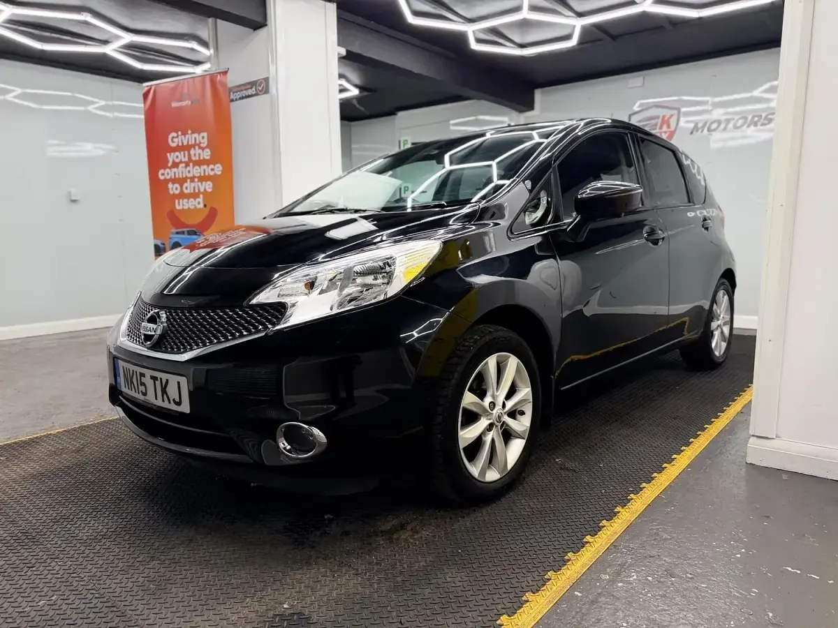 Used Nissan Note S 98 HP (72 kW) 2015 Black Hatchback