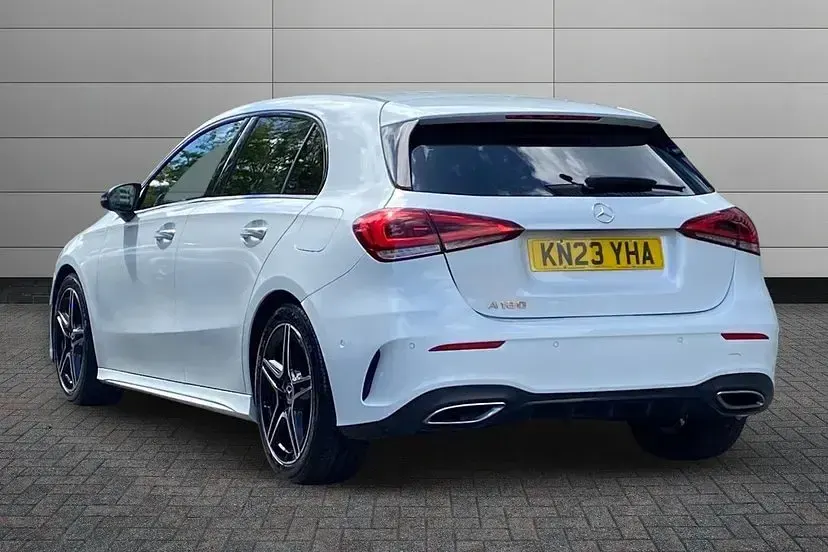 Used Mercedes A180 AMG Line Premium 136 HP (100 kW) 2023 White Hatchback