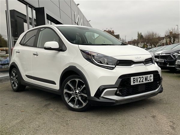Clear white Used 2022 Kia Picanto X-Line Hatchback | £15,320 (A bit pricey) - Image 1/1