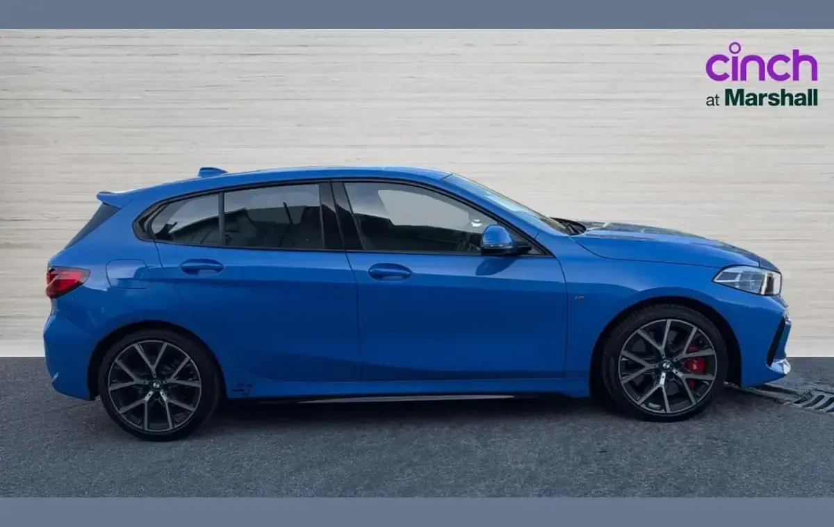 Used BMW 128 Comfort Edition 265 HP (194 kW) 2021 Blue Hatchback