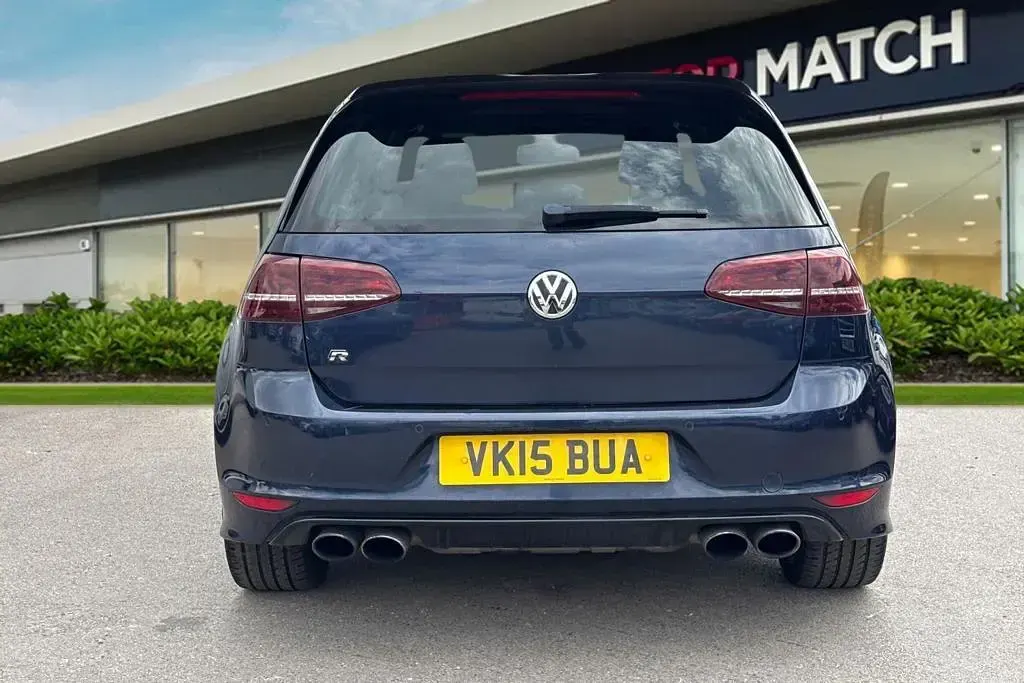 Used VW Golf VII R 2015 Blue Hatchback