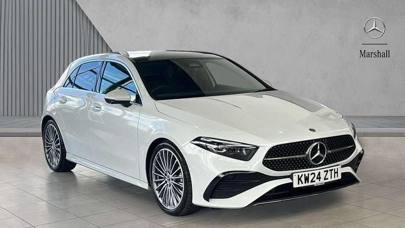 White Used 2024 Mercedes A200 AMG Line Premium Plus Hatchback | £27,942 (A bit pricey) - Image 1/4