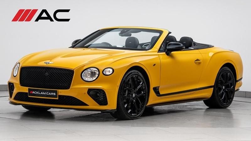 Used Bentley Continental GT Convertible 2023 Yellow Cabriolet