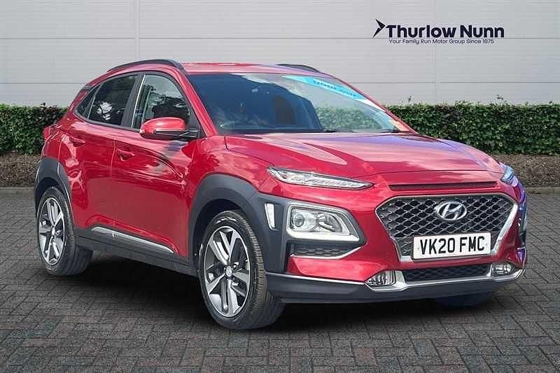 Red Used 2020 Hyundai Kona Premium SUV | £11,399 (Fair price) - Image 1/4