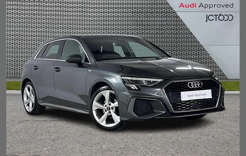 Used Audi A3 S-Line 147 HP (108 kW) 2022 Grey Sedan