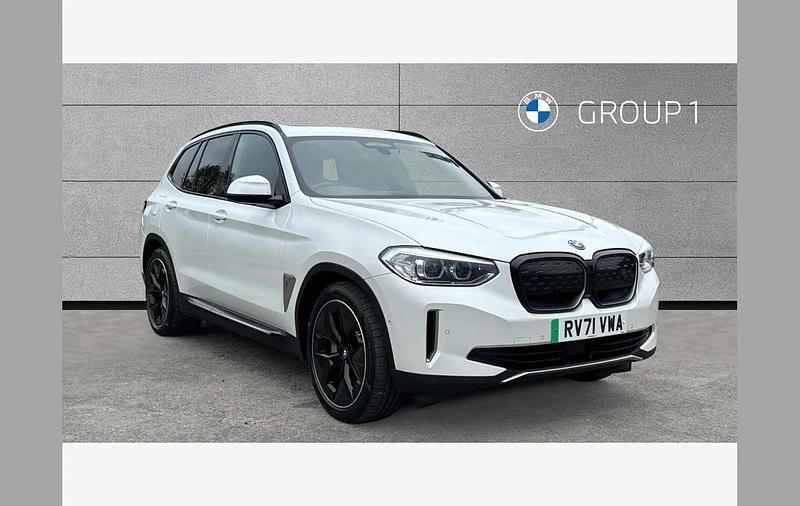 White Used 2021 BMW iX3 Shadowline SUV | £22,975 (Fair price) - Image 1/4