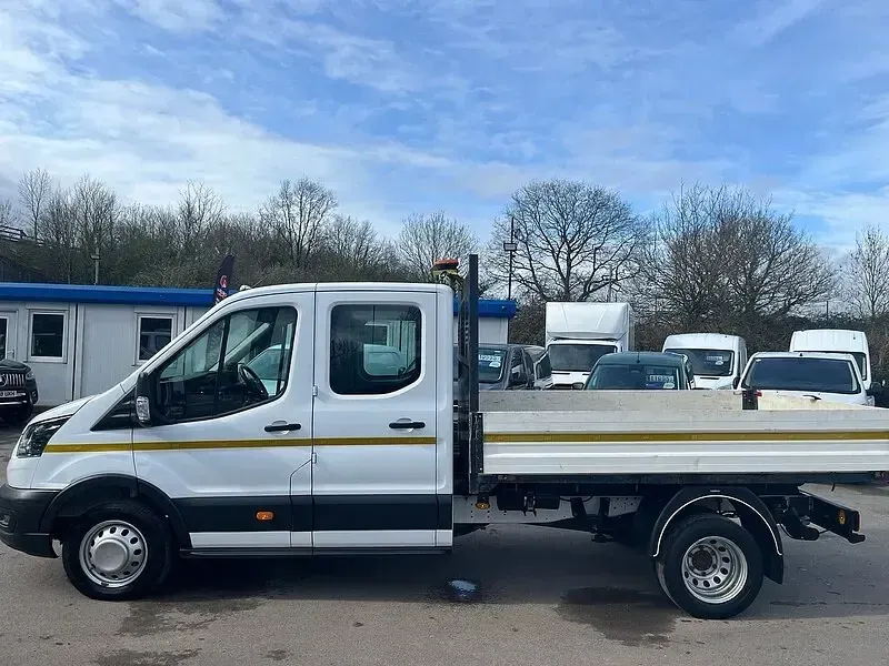 Used Ford Transit 130 HP (95 kW) 2022 Frozen white (solid paint) Van