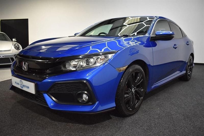 Used Honda Civic SR 129 HP (94 kW) 2017 Blue Hatchback