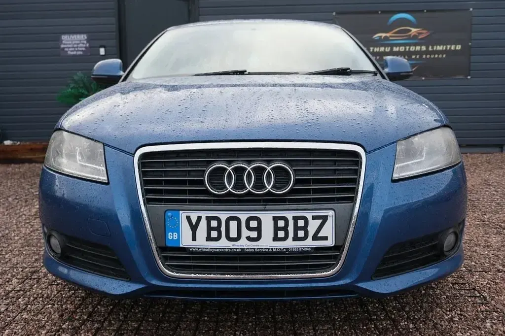 Begagnad Audi A3 Sport 160 HK (117 kW) 2009 Blå Halvkombi