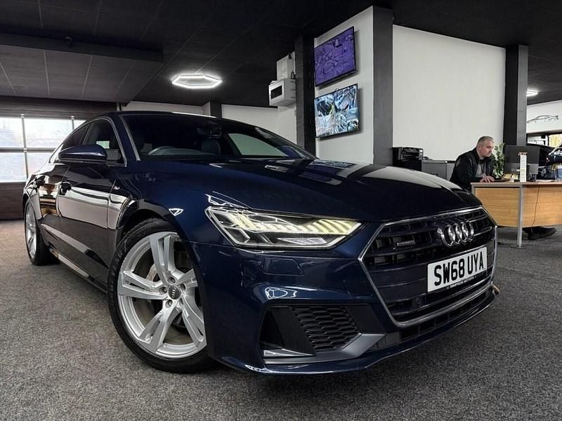 Used Audi A7 S-Line 2019 Blue Sedan