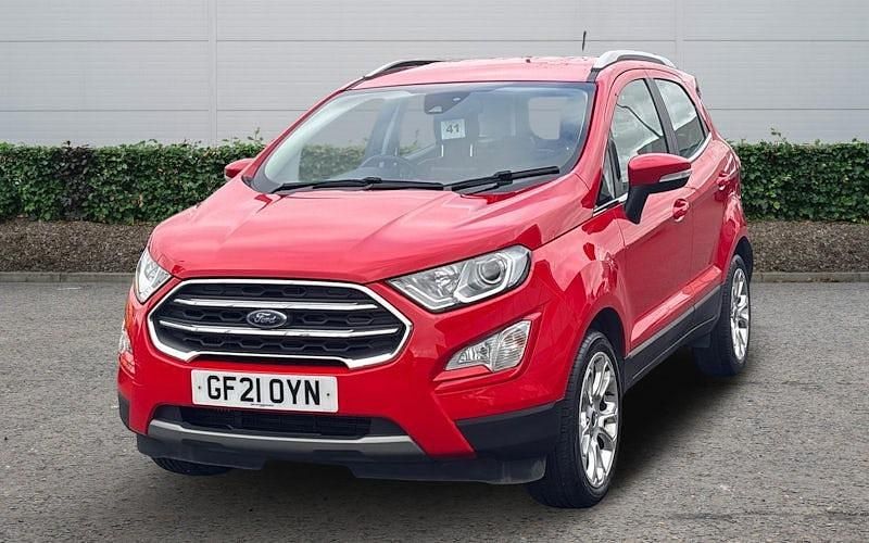 Used Ford Ecosport Titanium 125 HP (91 kW) 2021 Red SUV
