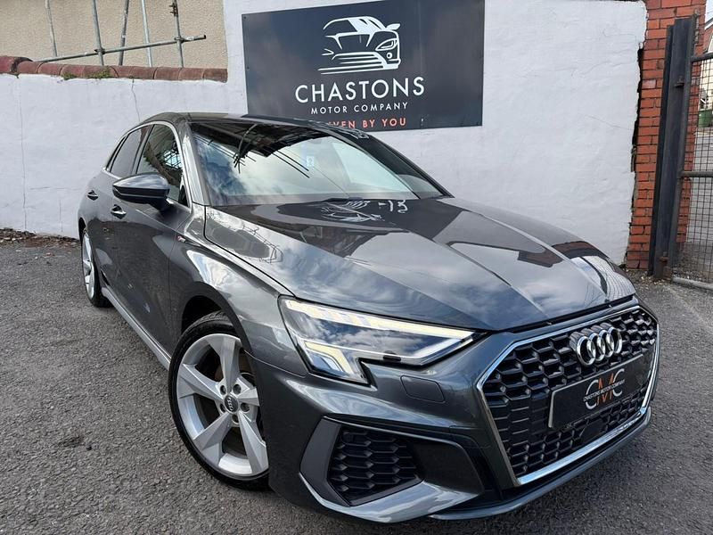 Used Audi A3 S-Line 150 HP (110 kW) 2020 Grey Sedan