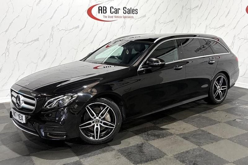 Used Mercedes E220 AMG line 2017 Black Estate