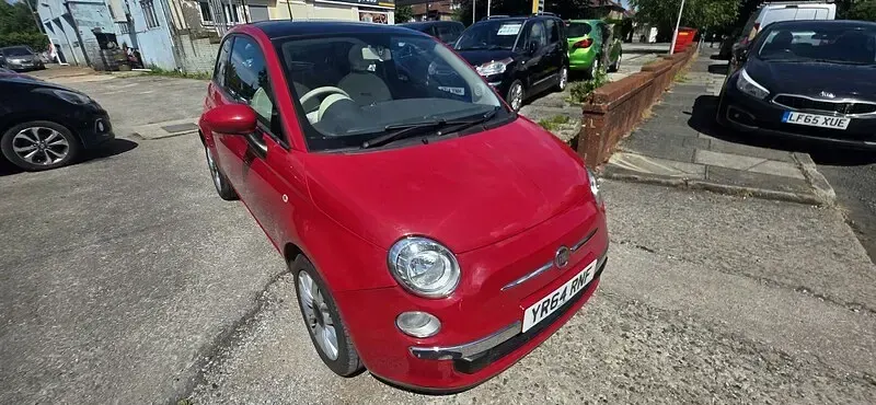 Used Fiat 500 Lounge 69 HP (50 kW) 2014 Red Hatchback