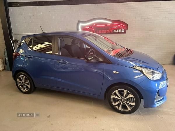 Used Hyundai i10 67 HP (49 kW) 2019 Blue Hatchback