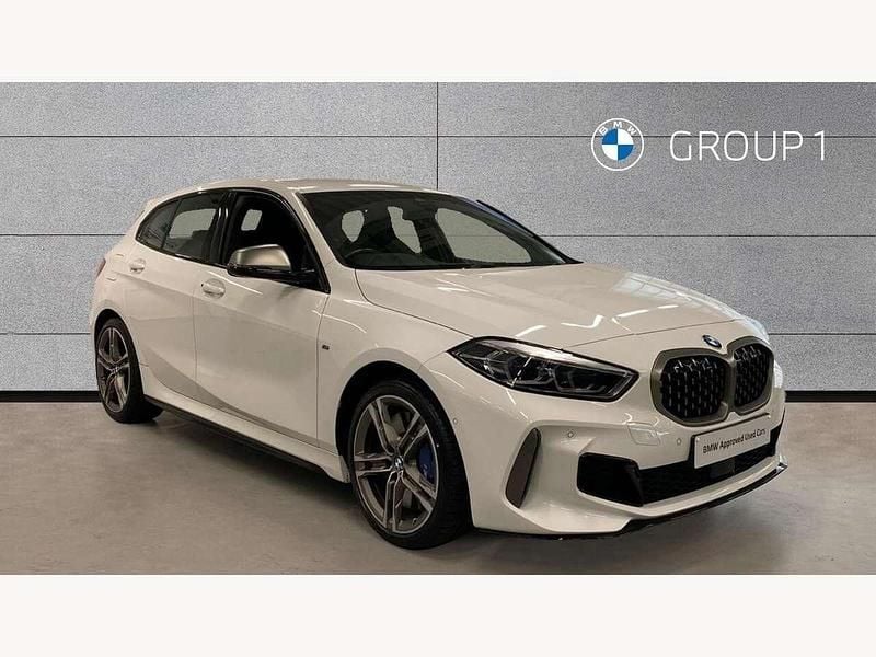 White Used 2023 BMW M135 Comfort Edition Hatchback | £27,790 (Good price) - Image 1/4