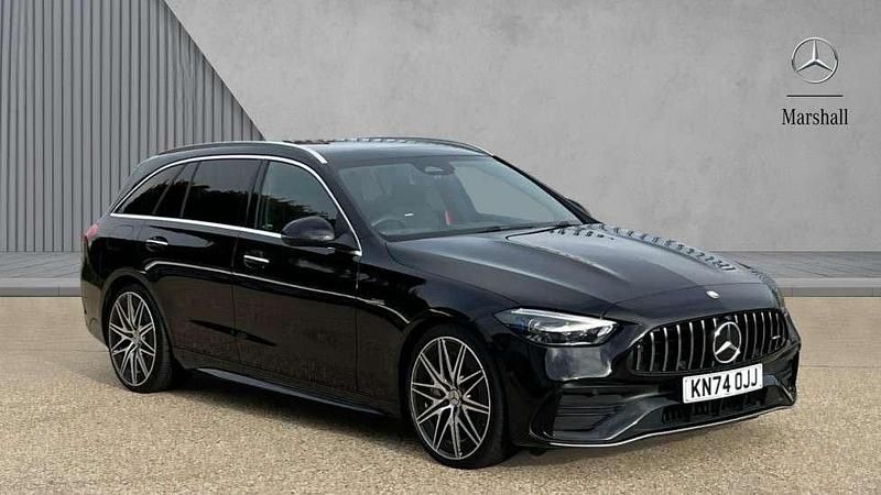 Black Used 2024 Mercedes C43 AMG Premium Plus Estate | £49,795 (Fair price) - Image 1/4