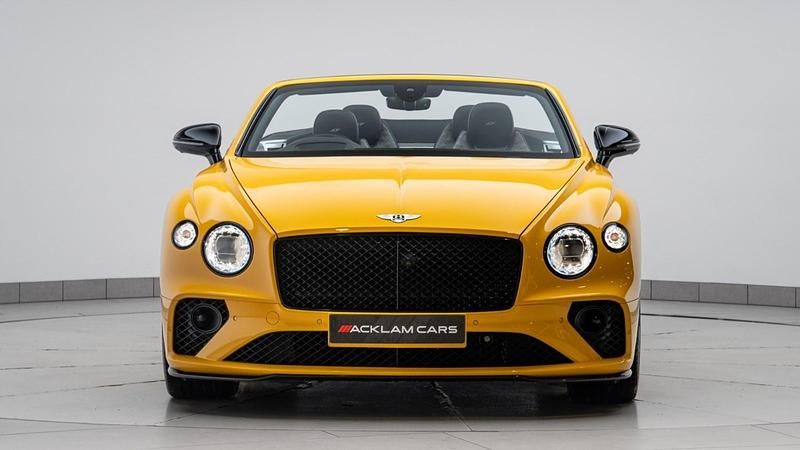 Used Bentley Continental GT Convertible 2023 Yellow Cabriolet