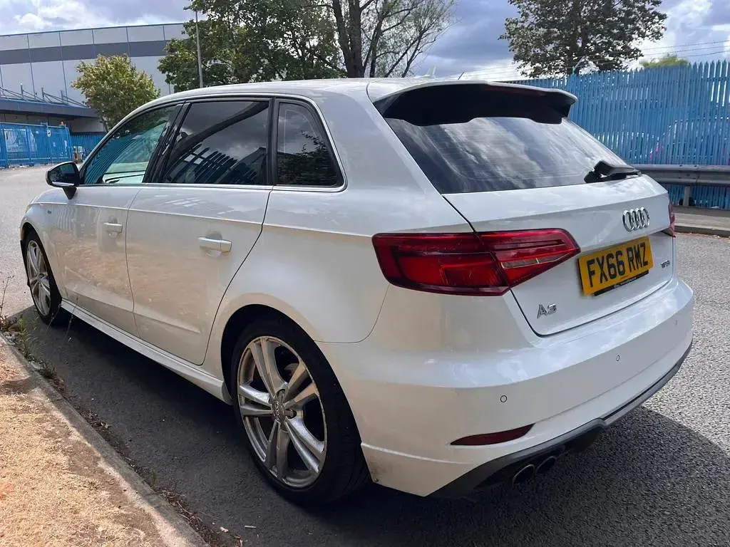 Used Audi A3 Sportback S-Line 2016 White Hatchback
