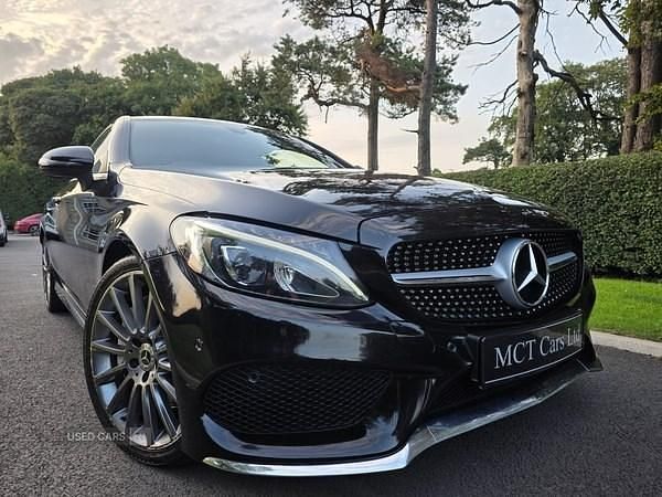 Black Used 2017 Mercedes C250 AMG Line Premium Coupe | £14,950 (A bit pricey) - Image 1/4