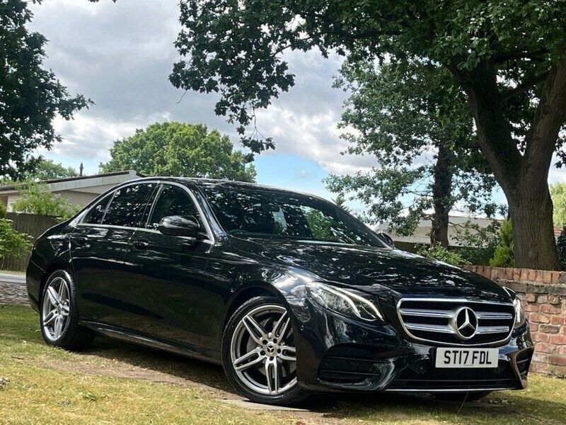 Black Used 2017 Mercedes E200 AMG line Sedan | £14,295 - Image 1/4
