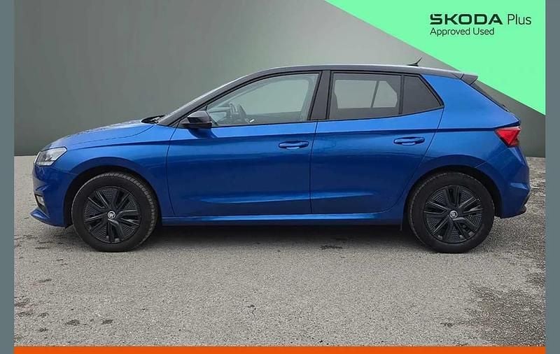 Used Skoda Fabia Colour Edition 113 HP (83 kW) 2024 Race blue metallic black magic pearl effect Hatchback