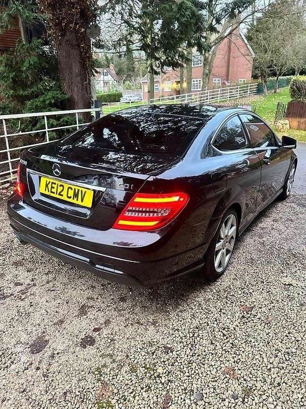 Used Mercedes C250 AMG 2012 Black Coupe