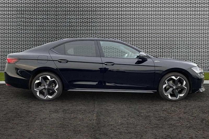 Used Skoda Superb SportLine 110 HP (80 kW) 2025 Midnight black metallic Hatchback