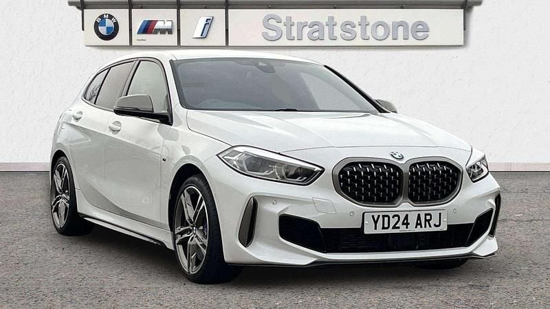 Used BMW M135 Shadowline 302 HP (222 kW) 2024 White Hatchback