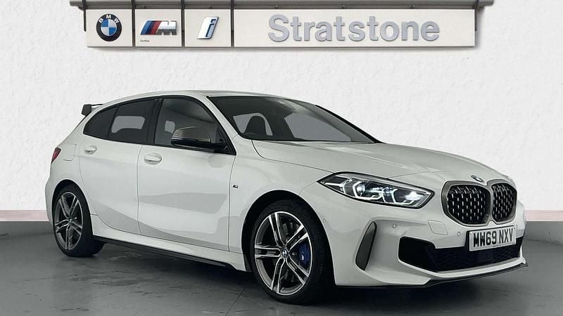 White Used 2019 BMW M135 Shadowline Hatchback | £24,999 (Fair price) - Image 1/4