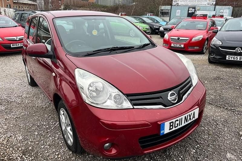 Red Used 2011 Nissan Note Acenta MPV | £1,495 (Good price) - Image 1/1
