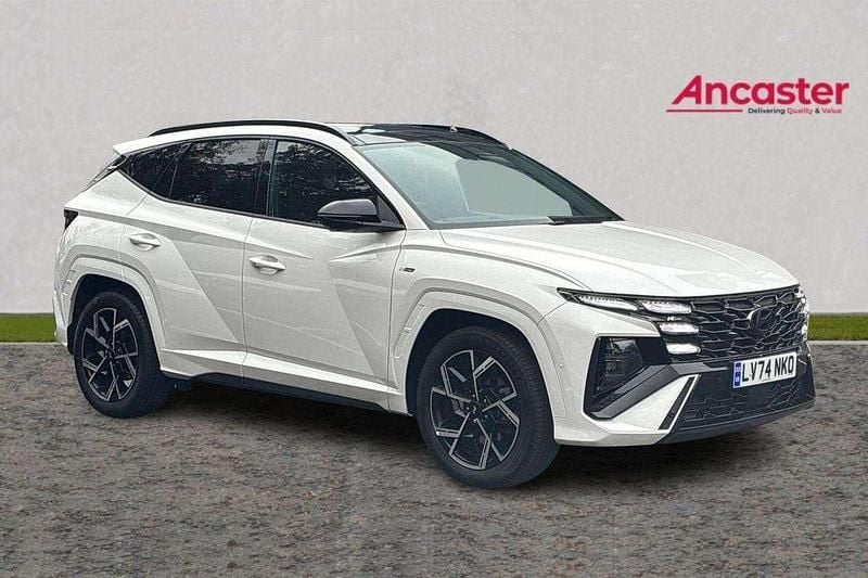White Used 2024 Hyundai Tucson N Line SUV | £30,999 (Expensive) - Image 1/4