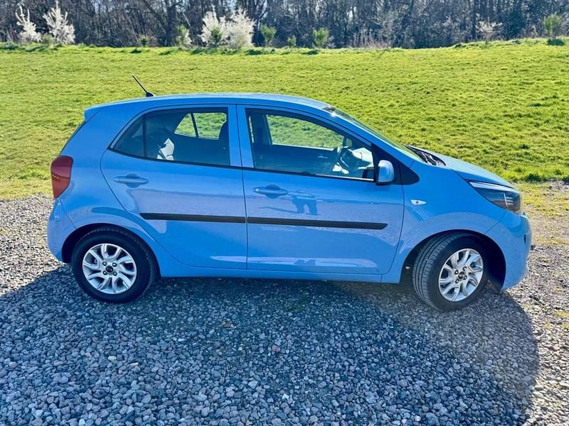 Used Kia Picanto 84 HP (61 kW) 2019 Blue Hatchback