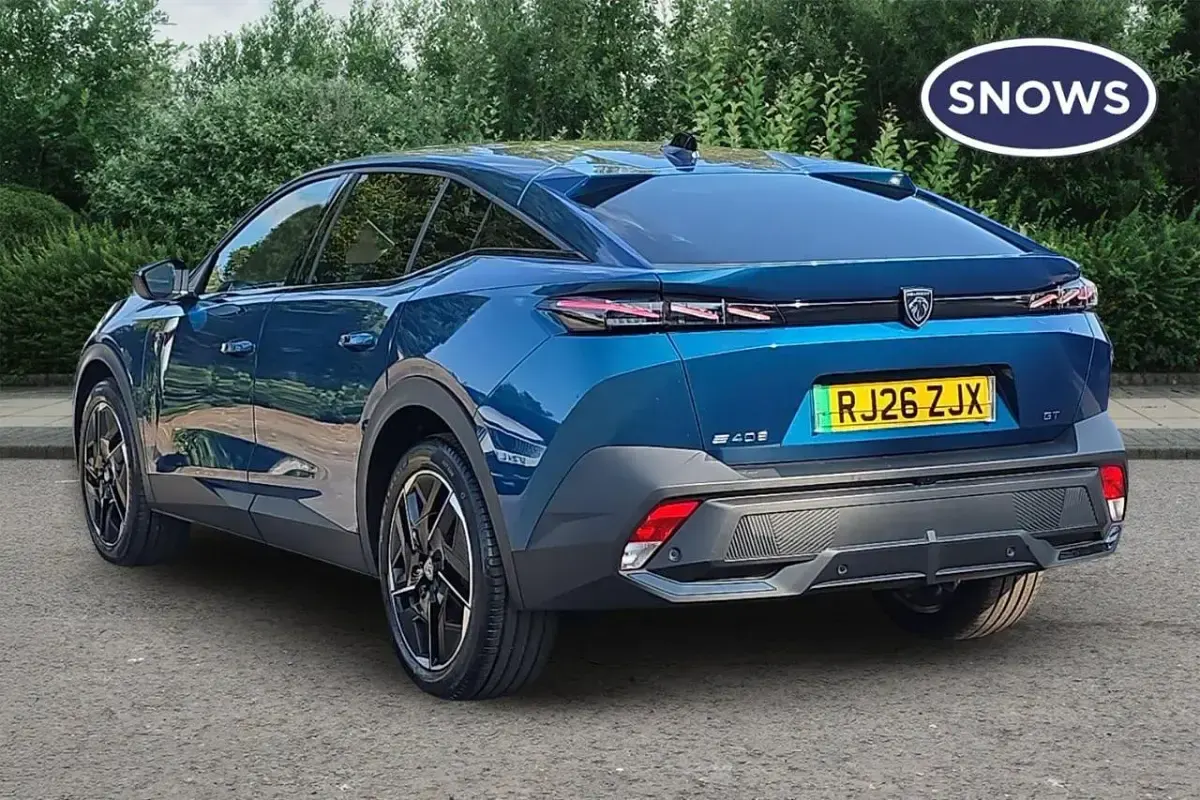 New Peugeot e-408 GT 158 kW (215 HP) 2025 Blue SUV