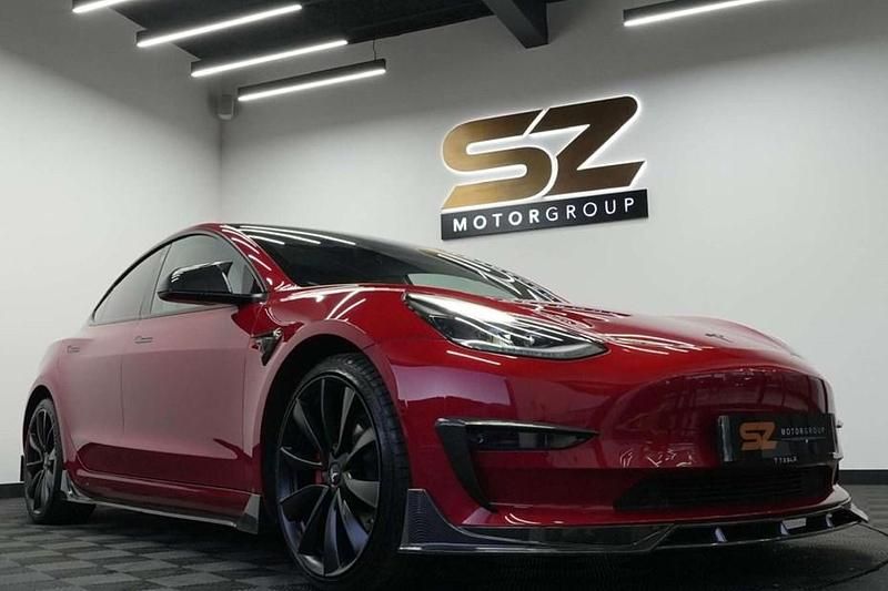 Red Used 2020 Tesla Model 3 Performance Sedan | £19,995 (Fair price) - Image 1/1