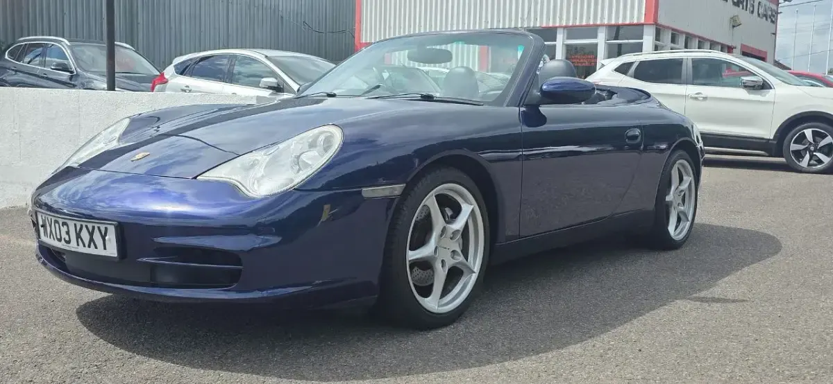 Used Porsche 996 2003 Blue Cabriolet