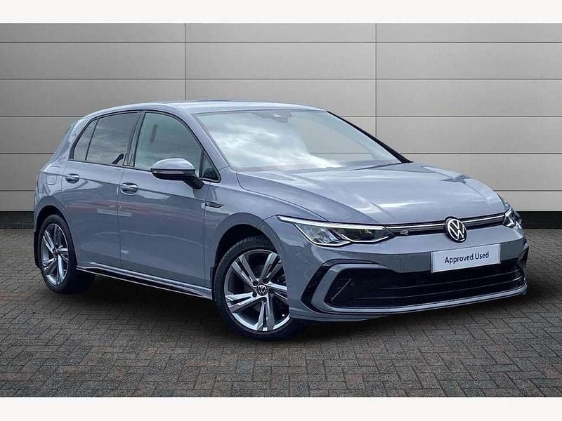 Grey Used 2022 VW Golf VIII R-line Hatchback | £21,995 (Fair price) - Image 1/4