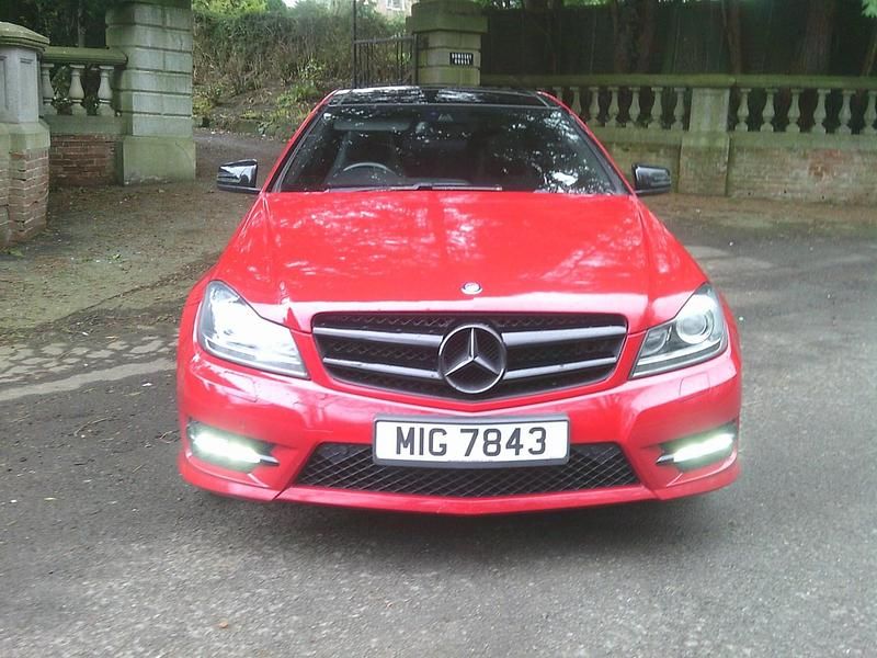 Used Mercedes C180 Sport Edition 2014 Red Coupe