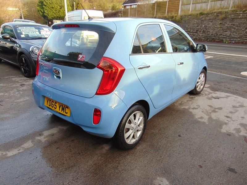 Used Kia Picanto 68 HP (50 kW) 2015 Blue Hatchback