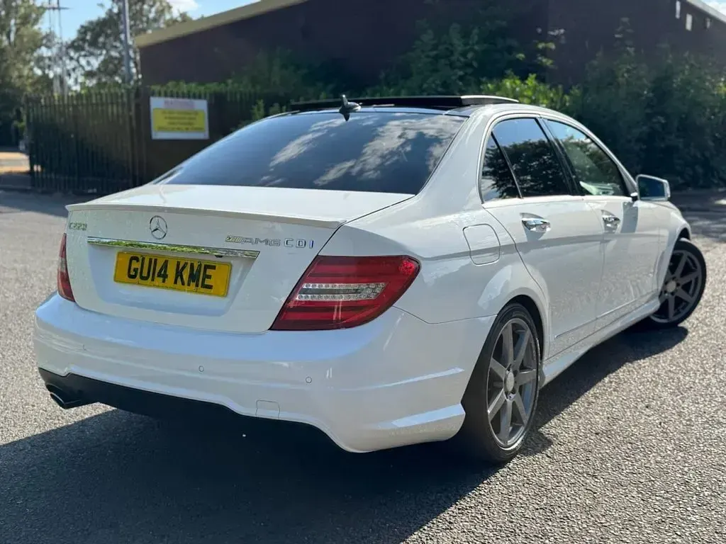 Used Mercedes C220 Sport Edition 2014 White Sedan