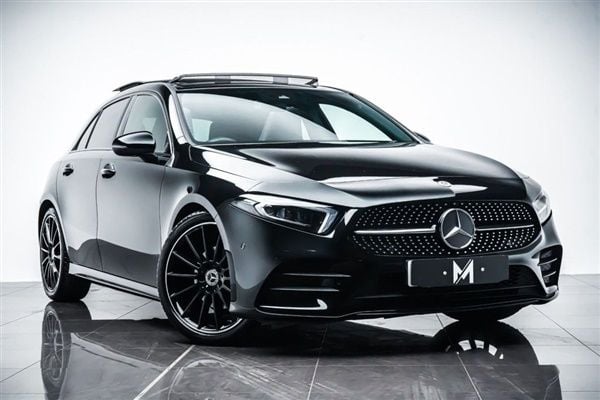Black Used 2022 Mercedes A180 AMG line Hatchback | £26,795 - Image 1/4