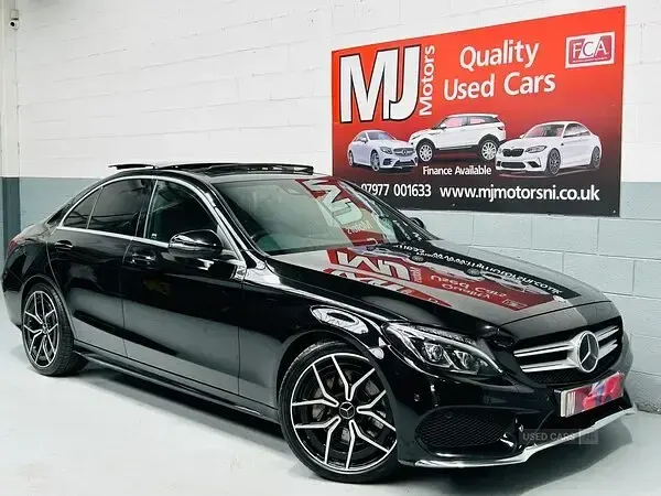 Used Mercedes C250 AMG line 2017 Black Sedan