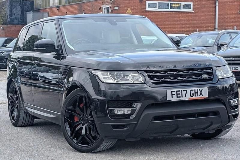 Black Used 2017 Land Rover Range Rover Sport HSE SUV | £15,995 (Expensive) - Image 1/1