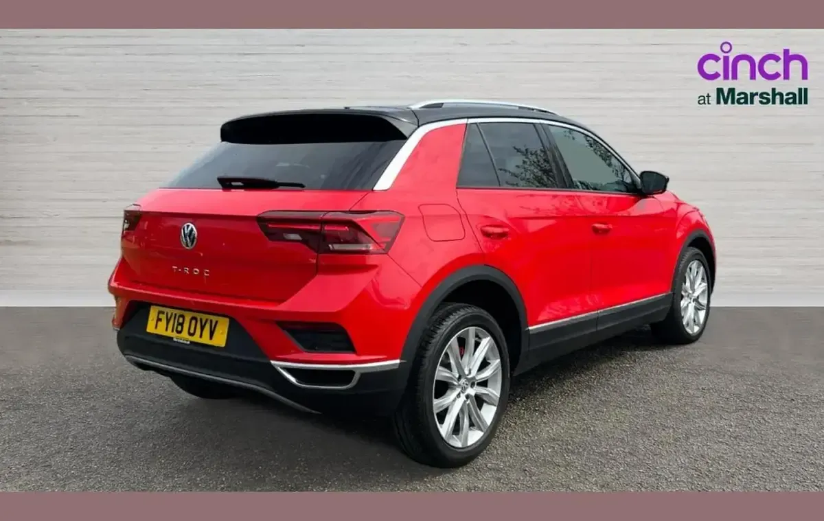Used VW T-Roc SEL 150 HP (110 kW) 2018 Red SUV