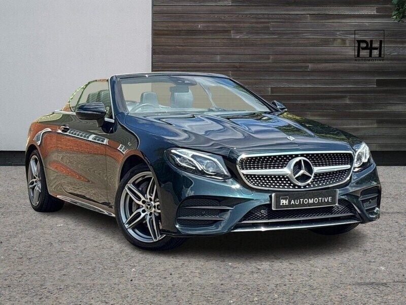 Green Used 2017 Mercedes E350 AMG line Cabriolet | £22,960 (Expensive) - Image 1/4