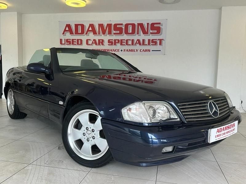 Used Mercedes SL320 221 HP (162 kW) 1999 Blue Cabriolet