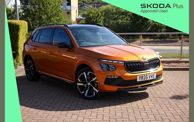 Phoenix orange metallic New 2025 Skoda Kamiq Monte Carlo SUV | £26,990 (A bit pricey) - Image 1/4