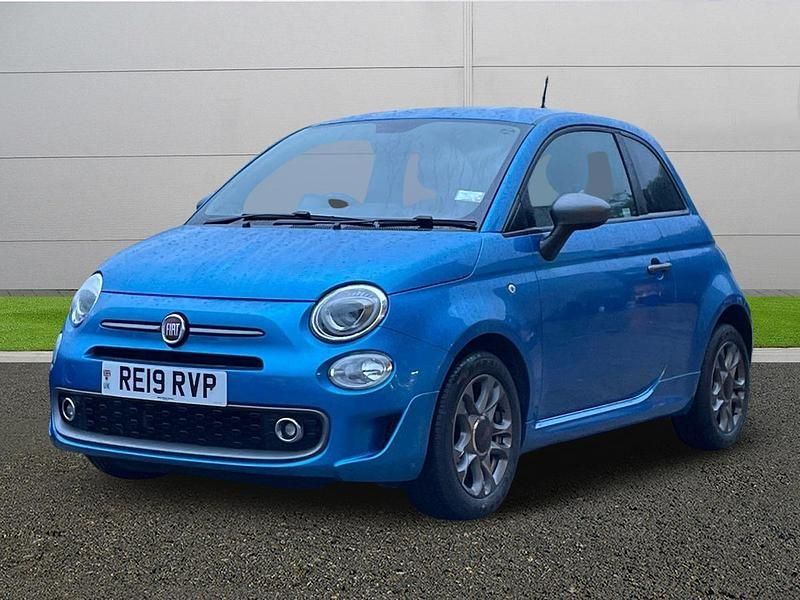 Used Fiat 500 S 69 HP (50 kW) 2019 Blue Hatchback