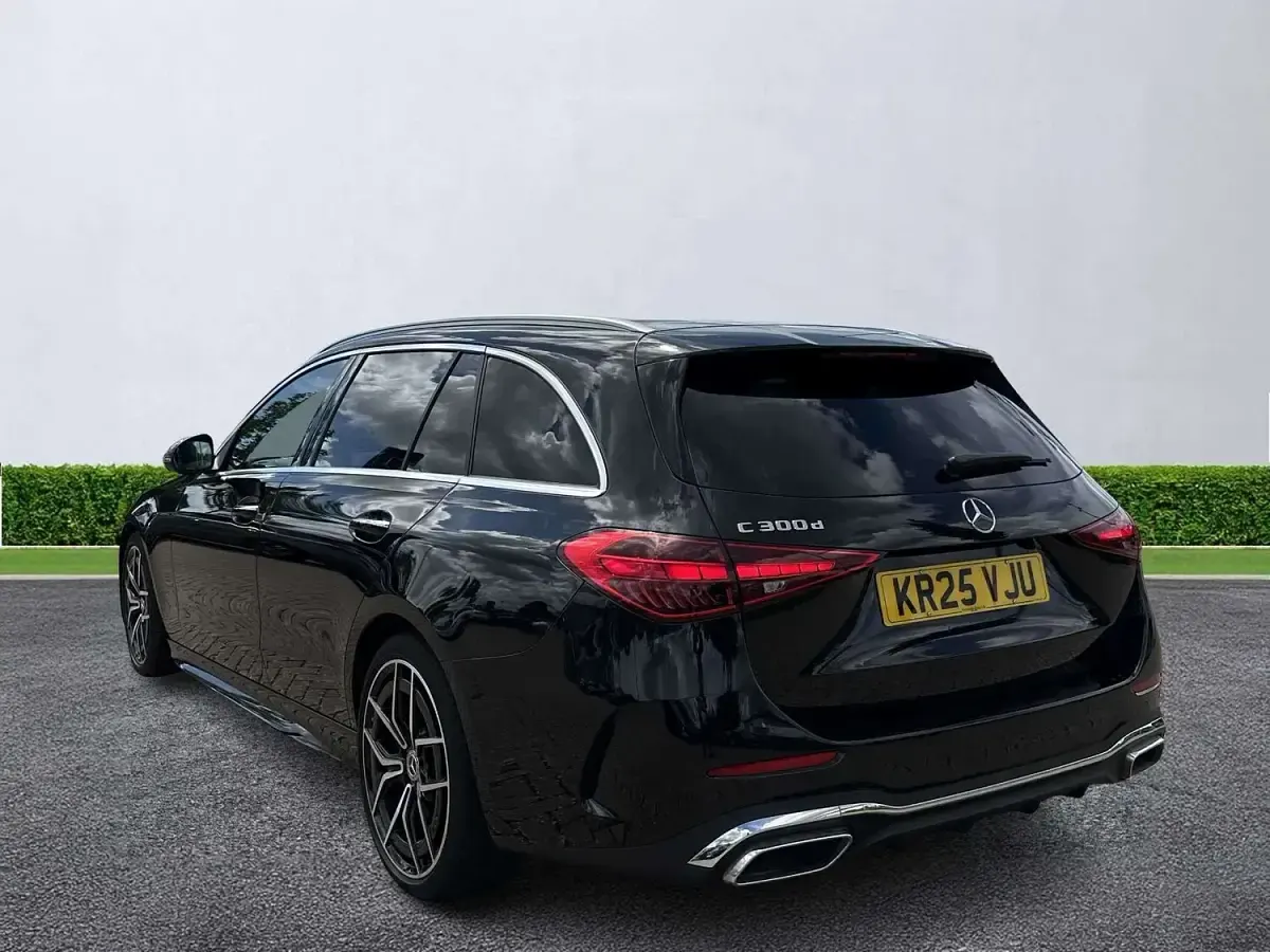 Used Mercedes C300e AMG Line Premium 2025 Black Estate
